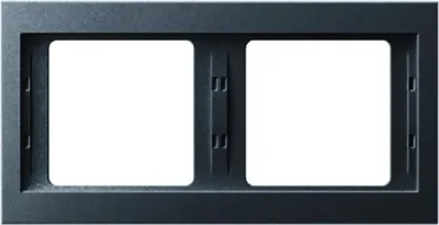 Image de Berker K.1, cadre, double horizontal, anthracite mat, 1 pièce.