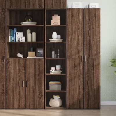 Obrázok produktu pre vidaXL Highboard hnedý dubový vzhľad 40x41x185 cm materiál na báze dreva