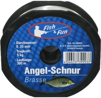 Produktbild von Angelschnur 300m BRASSE Fish & Fun Angeln