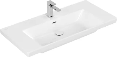 Immagine prodotto di Vasque à poser Villeroy & Boch Subway 3.0, 1 trou pour robinet, avec trop-plein, non rectifié, 1000x470mm, 4A70A5R1, 4A70A5R1