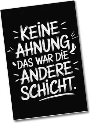 Produktbild von War die andere Schicht Souvenir Souvenir Magnet Für Büro und Kollegen