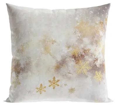 Produktbild von Markizeta Weihnachts Kissenbezug Velvet Sterne 40x40cm Beige