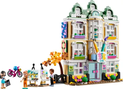 Produktbild von LEGO 41711 Friends Emmas Kunstschule, Heartlake City Schule mit 3 Mini-Puppen