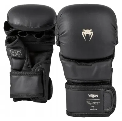 Produktbild von Venum Impact Evo MMA Sparring Handschuhe Schwarz Gre S