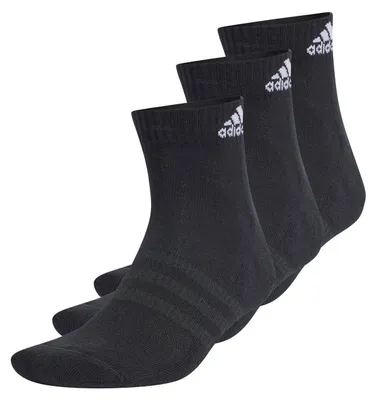 Image de Adidas - Chaussettes courtes pour femmes (lot de 3) GT15969 (40 EU - 42 EU) (noir)