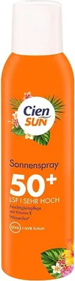 Produktbild von Cien Sun Sonnenspray LSF 50+ 150 ml wasserfest vegan UVA UVB Hautpflege
