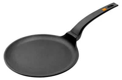 Produktbild von BRA Efficient Crepera 26 272526 Omelettpfanne, 26 cm max. Durchmesser, Gusseisen/Gussaluminium, Induktionsherd-geeignet, Antihaftbeschichtung