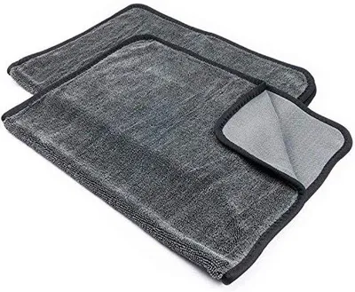 Obrázek produktu pro Ibenzoa® Superabsorpční mikrovláknové utěrky – sada 2 kusů, rozměr 50x60 cm, vhodné pro auto a koupelnu, šetrné sušení a leštění