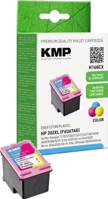 Immagine prodotto di KMP Patrone HP HP302L F6U68AE Multipack BK/C/Y/M H168VX remanufactured