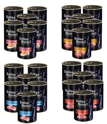 Zdjęcie produktu dla DOLINA NOTECI Premium MIX 4 SMAKÓW mokra karma dla kota ZESTAW 24x400g