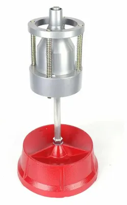Produktbild von Reifenwuchtgerät - Manuelle Auswuchtmaschine - Für Felgen bis 61 cm - Aluminiumlegierung - Für Kfz-Werkstatt und Heimgarage - Rot