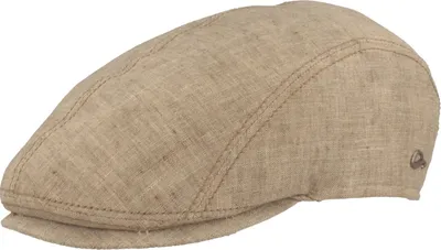 Göttmann längsteilige Schiebermütze Jackson aus Leinen mit UV-Schutz 50+ in 38 beige