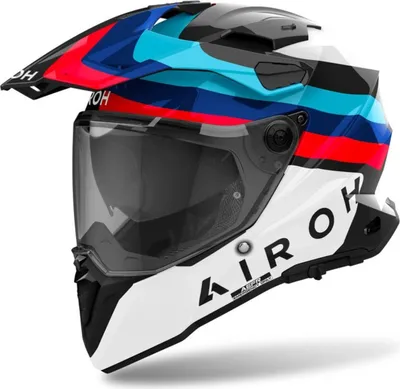 Produktbild von Airoh Commander 2 Doom Motocross Helm, weiß/rot/blau, L (59/60)