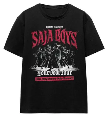 Productafbeelding van K-Pop Demon Hunters - "Mono Band" T-shirt voor dames, model TV43975 (maat L), zwart