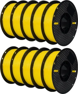 Image de Filament TPU, diamètre 1,75 mm, dureté 95A,10 kg TPU jaune