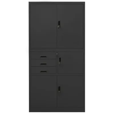 Immagine prodotto di Armadio per Ufficio Antracite 90x40x180 cm in Acciaio