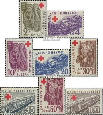 Produktbild von Briefmarken Bulgarien 1946 Mi 516-523 (kompl.Ausg.) postfrisch Rotes Kreuz
