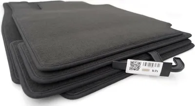 Produktbild von Fußmatten Nissan Micra K12 Original Qualität Velours Automatten, Schwarz, 4-teilig
