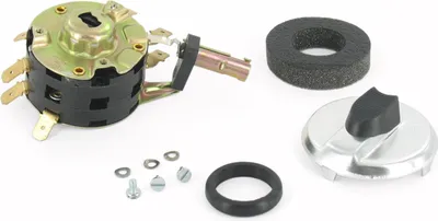 Produktbild von Set: Zündschloss + Zündschlossabdeckung mit Kleinteilen, ohne Leerlaufkontrolleuchte - Simson Schwalbe KR51/2