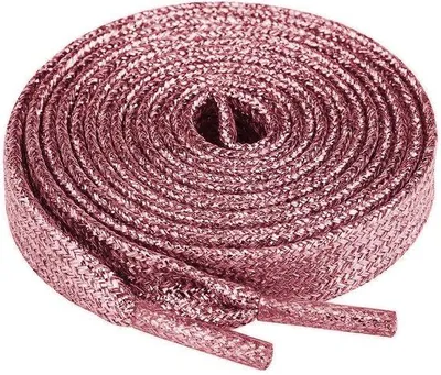 Productafbeelding van The Kicks Don Glitter Veters voor sneakers - Roze - Plat 110CM