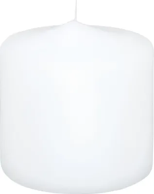 Produktbild von Premium Stumpenkerzen Weiß 100 x 100 mm, 1 Stück