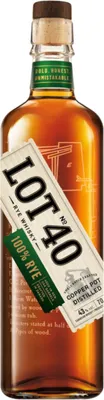 Produktbild von LOT No. 40 Canadian Rye Whisky 43%Vol