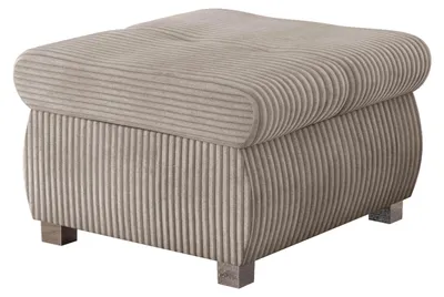 Produktbild von MIRJAN24 Polsterhocker Orkan Klein, Moderne Sitzhocker vom Hersteller, Holzkonstruktion, 60x60x39 cm (Farbe: Poso 03)