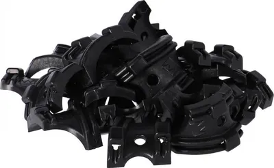 Produktbild von Bowdenzugführung 842/02 schwarz f. 2-fach am Tretlager25St.im Polybeutel