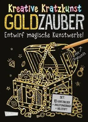Obrázok produktu pre Carlsen Creative Scratch Art: Gold Magic 119199