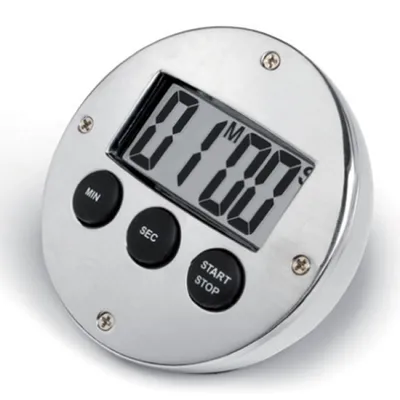 Produktbild von Ein digitaler Timer aus Aluminium mit großem Display