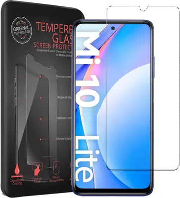 Produktbild von 2x Conie Glasfolie für Xiaomi Mi 10 Lite Displayschutz Folie Panzer Glas Premium Schutzfolie Set Blasenfrei