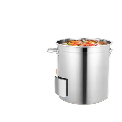 Immagine prodotto di Pentola per zuppe in acciaio inossidabile, capacità di 35 litri, facile da pulire, design resistente e duraturo