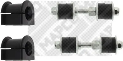Produktbild von MAPCO 53565 Stabilisatorlager Reparatursatz für TOYOTA Yaris Schrägheck (P1) Vorne 24mm Gummilager