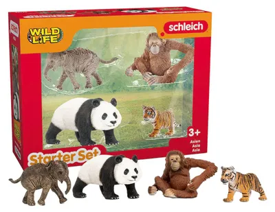 Produktbild von schleich Wild Life "Asien" Starter-Set, 3 Jahr(e), Mehrfarbig, Kunststoff