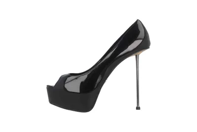 Produktbild von Giaro High Heels in Übergrößen Schwarz Beliza Black Shiny große Damenschuhe
