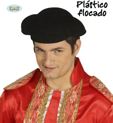 Image de chapeau noir de torero pour homme