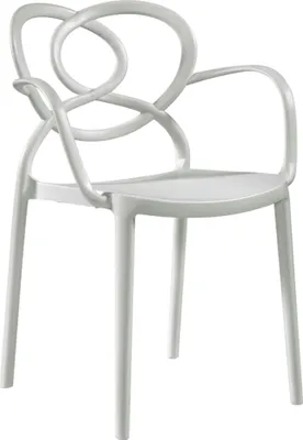 Image de Fauteuil de terrasse en POLYPROPYLENE Blanc pour Exterieur