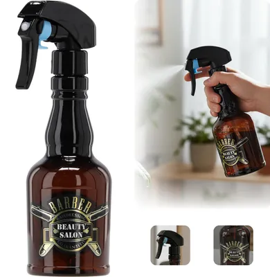 Productafbeelding van Haarspuitfles sprayer voor water, handspuit atomizer voor een kapsalon 280 ml A-17-HERBI-01