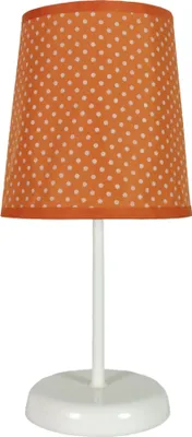 Image de Lampe de table GALA blanche et orange, 1xE14x40W, tissu, dimensions : 31x14x14 cm, IP20, Candellux