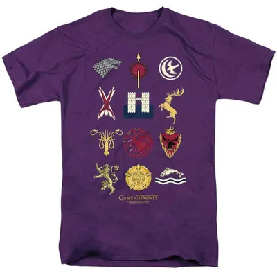 Produktbild von Game of Thrones - T-Shirt für Herren/Damen Uni TV39404 (4XL) (Violett)
