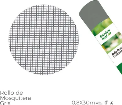 Image de Toile Moustiquaire Grise Edm Protection Anti-insectes Efficace, Grande Longueur - Edm