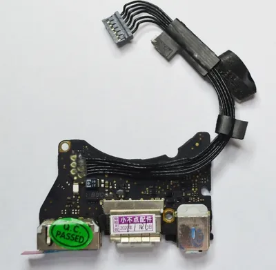 Produktbild von Audio USB DC Jack Lade Strom Netz Buchse I/O Magsafe Board 820-3453-A 923-0430 2013 2014 2015 für Apple MacBook Air 11" A1465