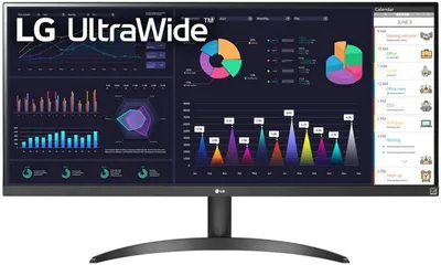 Obrázok produktu pre LG 34WQ500-B, 86,4 cm (34"), 2560 x 1080 px, Ultrawide Full HD, LED, 5 ms, Čierna