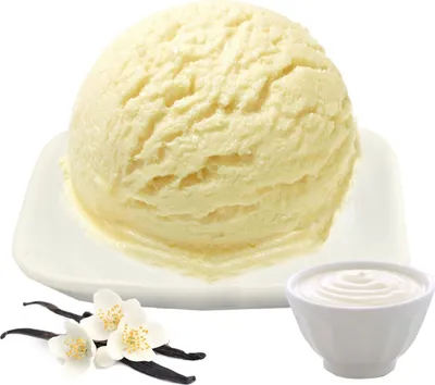 Image de Yaourt vanille Low Carb Glace Poudre Vegan sans sucre, sans lactose 100 kg