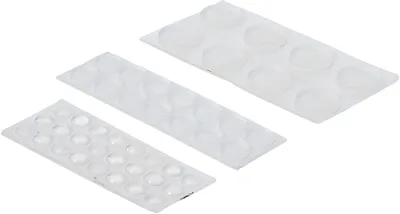 Produktbild von KRAFTMANN 80866 Elastikpuffer-Set, 46-tlg., selbstklebend, transparent