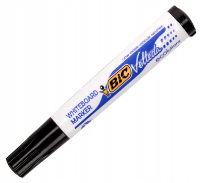 Immagine prodotto di BIC - Penna a feltro BIC 1701 Whiteboard um L nero | scatola esterna uno 12 pezzi