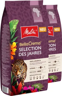 Produktbild von Melitta BellaCrema Selection des Jahres Kaffeebohnen, für Vollautomaten, im Set