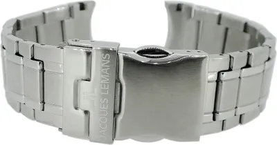 Produktbild von Jacques Lemans London Uhrenarmband Edelstahl silbern 1-1844H 1-1844