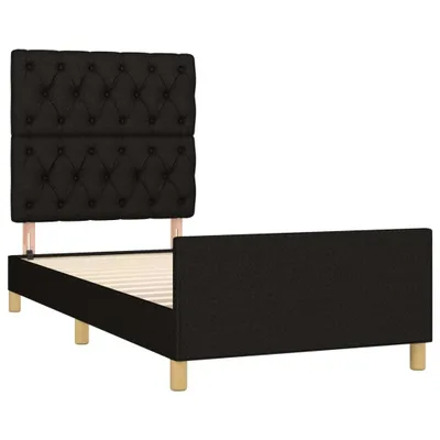 Obrázek produktu pro vidaXL Rám postele bez matrace černý 80x200 cm látka