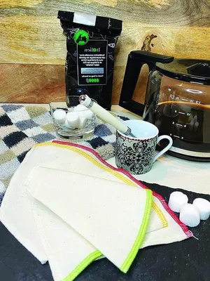 Obrázok produktu pre 3-dielny súprava ľanových filtrov na kávu na každý deň